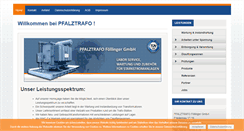 Desktop Screenshot of pfalztrafo.de